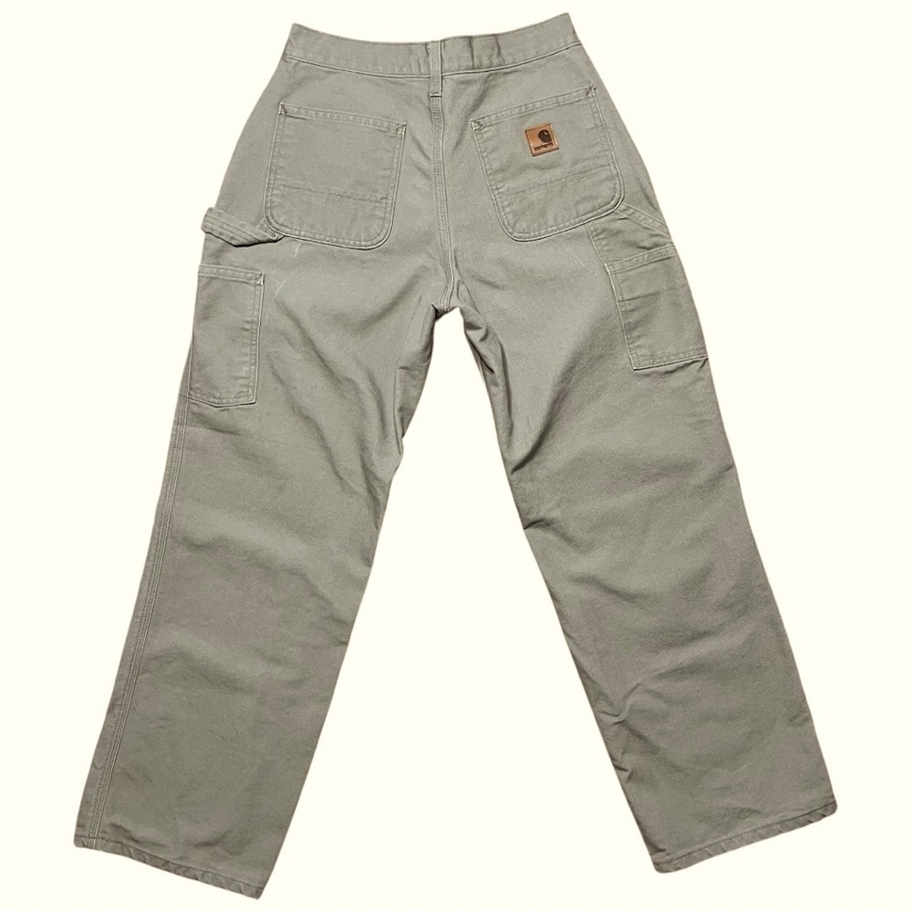 Carhartt Gray Cargo Pants Durable Cotton Workwear
